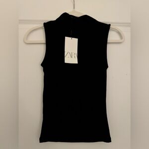 Zara High Neck Sleeveless Top NEW